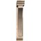 Ekena Millwork Thorton Traditional Smooth Bracket w/ Offset Brace, Douglas Fir, 5 1/2"W x 32"D x 32"H BKT0604X32X32THR01SDF - alternate 3